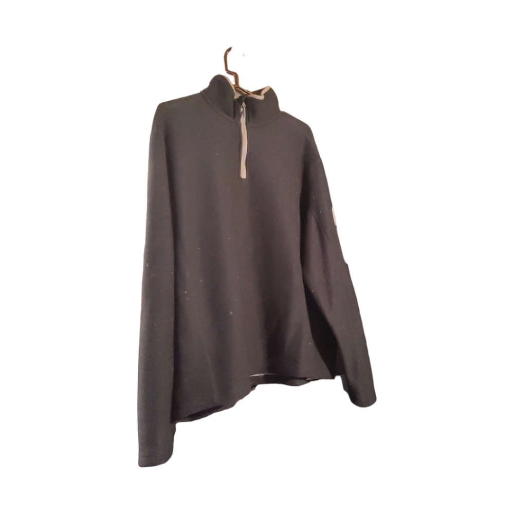 Men's large orvis 1/4 zip pullover sweater